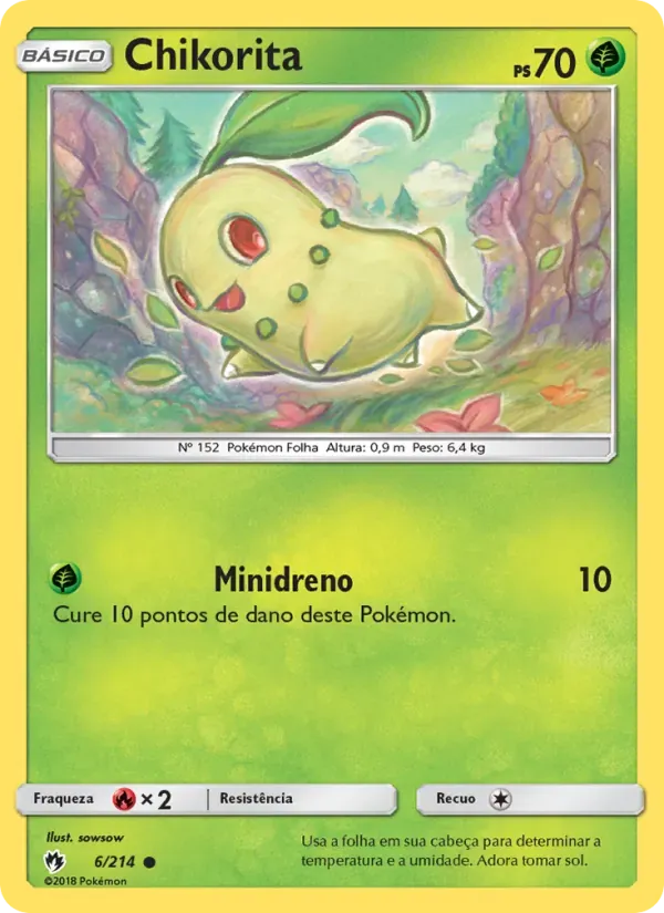 Chikorita 6/214 Trovões Perdidos