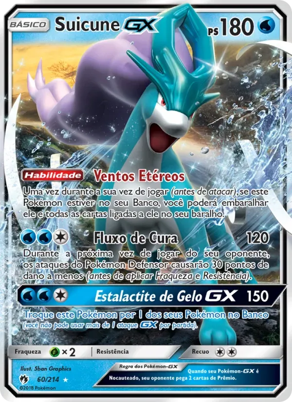 Suicune GX 60/214 Trovões Perdidos