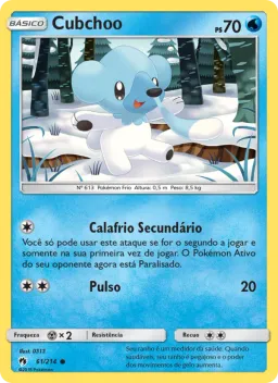 Cubchoo 61 Trovões Perdidos