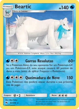 Beartic 62 Trovões Perdidos