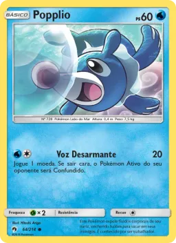 Popplio 64 Trovões Perdidos