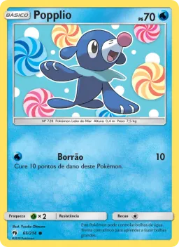 Popplio 65 Trovões Perdidos