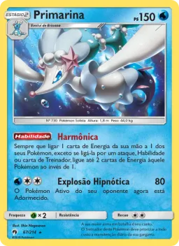 Primarina 67 Trovões Perdidos