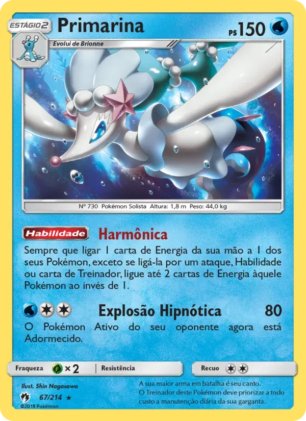 Primarina 67/214 Trovões Perdidos