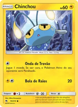 Chinchou 73 Trovões Perdidos