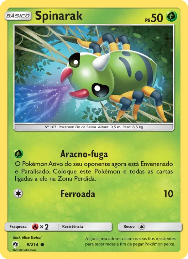 Spinarak 9/214 Trovões Perdidos