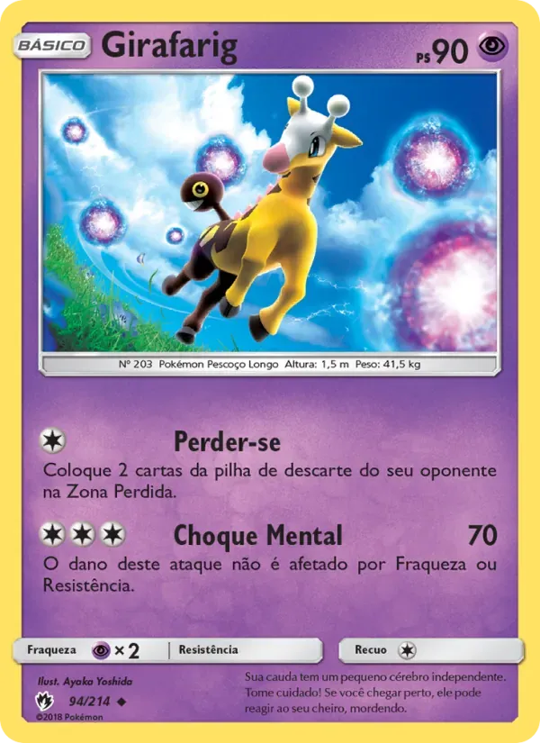 Girafarig 94/214 Trovões Perdidos