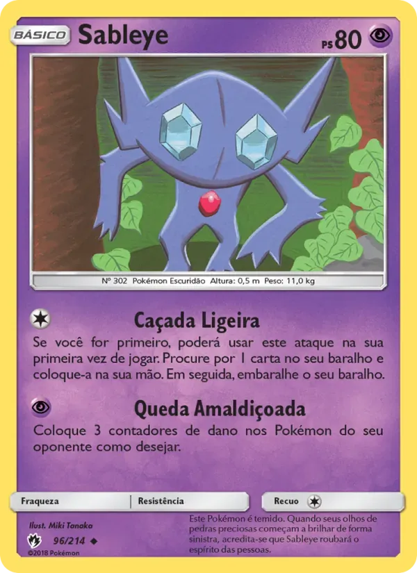 Sableye 96/214 Trovões Perdidos