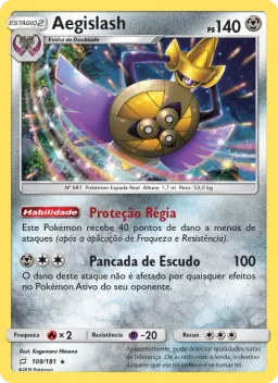 Aegislash 109 União de Aliados