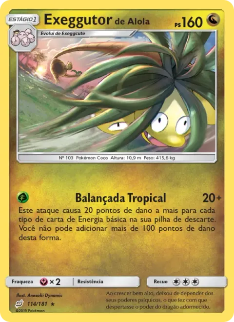 Exeggutor de Alola 114/181