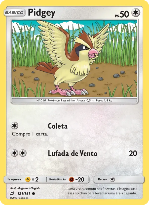 Pidgey 121/181 União de Aliados