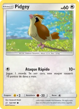 Pidgey 122 União de Aliados