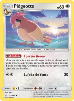 Pidgeotto 123 União de Aliados