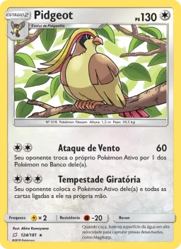 Pidgeot 124 União de Aliados