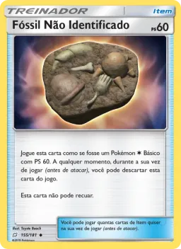 Fóssil Não Identificado 155 União de Aliados