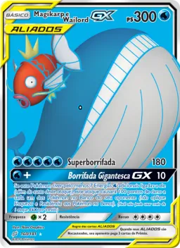 Magikarp e Wailord GX 160 União de Aliados