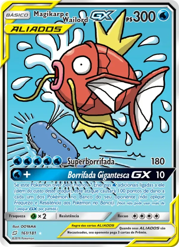 Magikarp e Wailord GX 161/181 União de Aliados