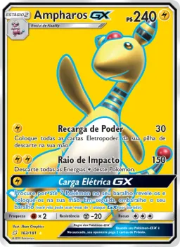 Ampharos GX 163 União de Aliados