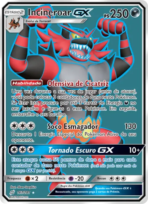 Incineroar GX 167/181