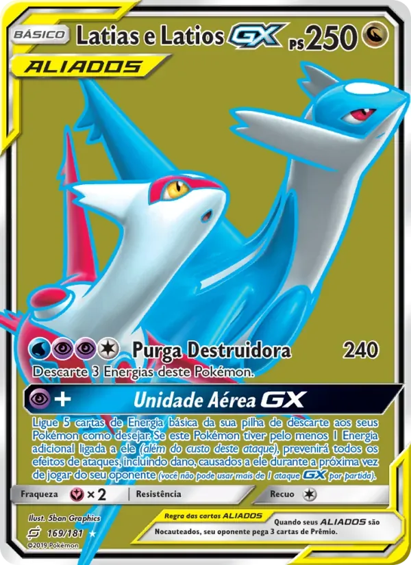 Latias e Latios GX 169/181 União de Aliados