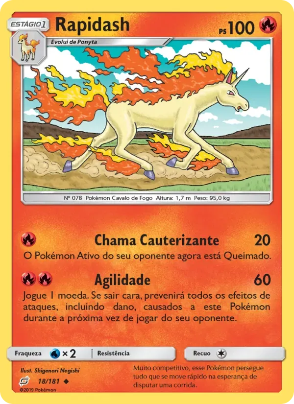 Rapidash 18/181 União de Aliados