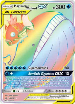 Magikarp e Wailord GX 183 União de Aliados