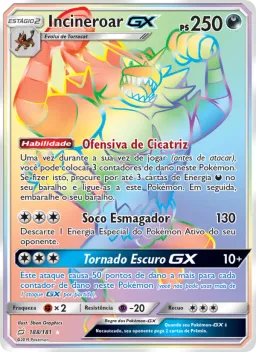 Incineroar GX 188 União de Aliados