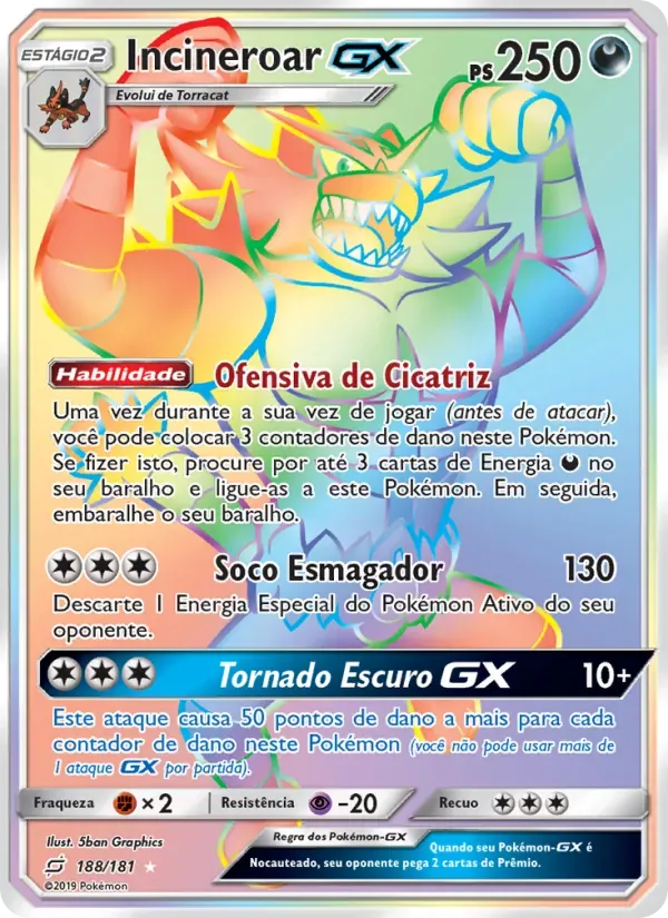 Incineroar GX 188/181 União de Aliados