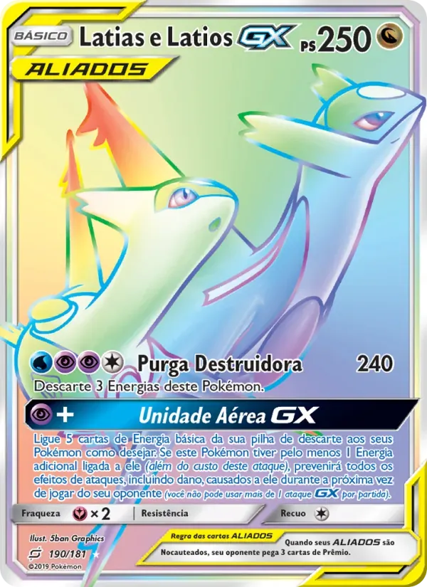 Latias e Latios GX 190/181 União de Aliados
