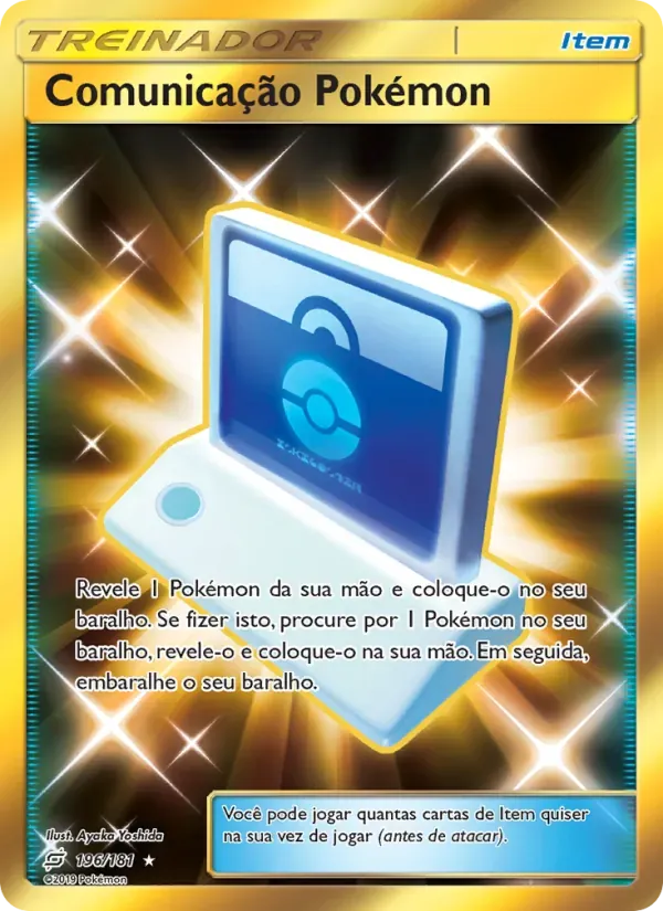 Comunicação Pokémon 196/181 União de Aliados