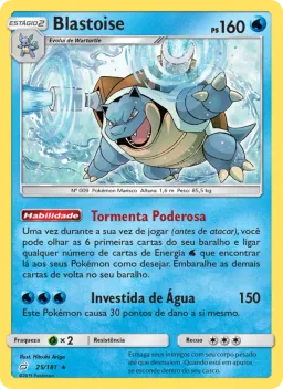 Blastoise 25 União de Aliados