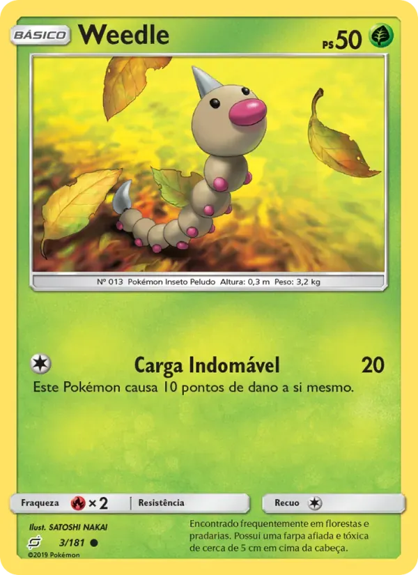 Weedle 3/181 União de Aliados