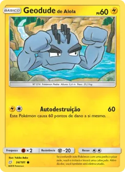 Geodude de Alola 34 União de Aliados