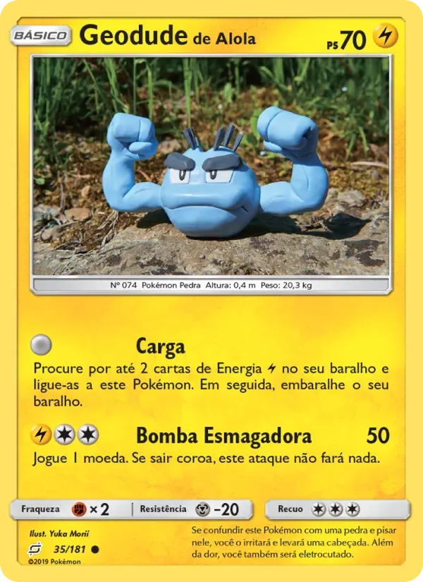 Geodude de Alola 35/181 União de Aliados