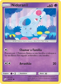 Nidoran♀ 54 União de Aliados