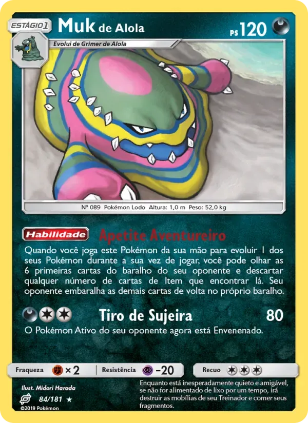 Muk de Alola 84/181 União de Aliados