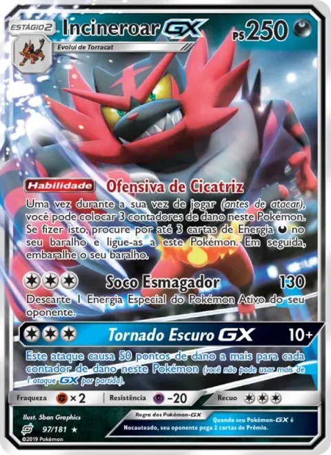 Incineroar GX 97/181