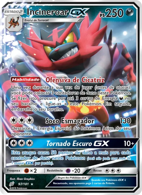 Incineroar GX 97/181 União de Aliados