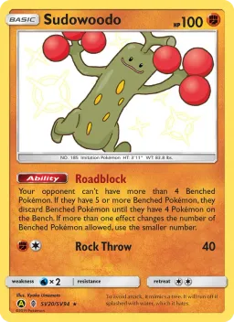 Sudowoodo SV20 Destinos Ocultos Cofre Brilhante
