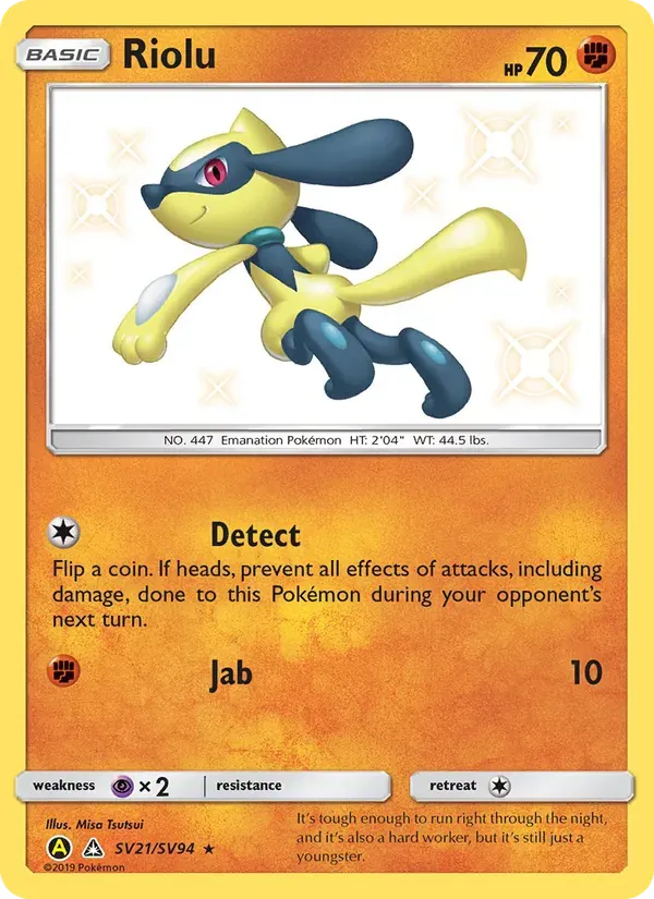 Riolu SV21/94 Destinos Ocultos Cofre Brilhante