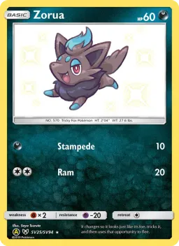 Zorua SV25 Destinos Ocultos Cofre Brilhante