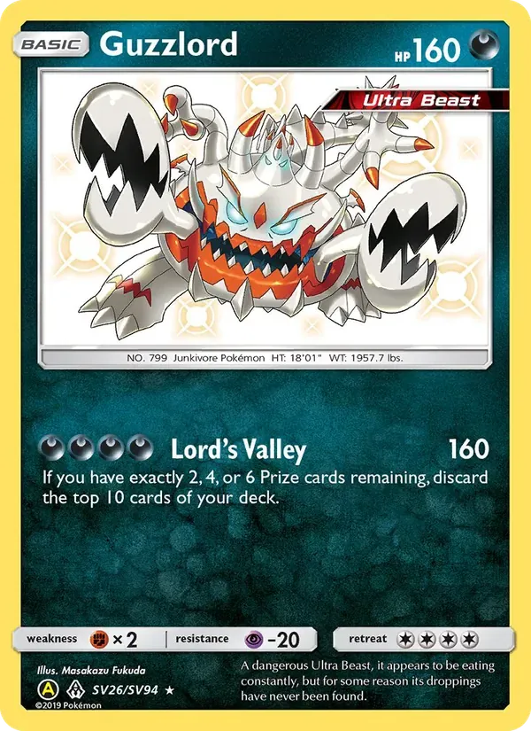 Guzzlord SV26/94 Destinos Ocultos Cofre Brilhante