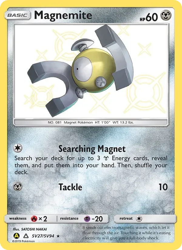 Magnemite SV27/94 Destinos Ocultos Cofre Brilhante