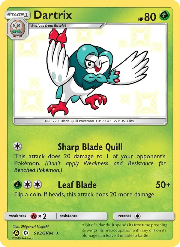 Dartrix SV3/94 Destinos Ocultos Cofre Brilhante