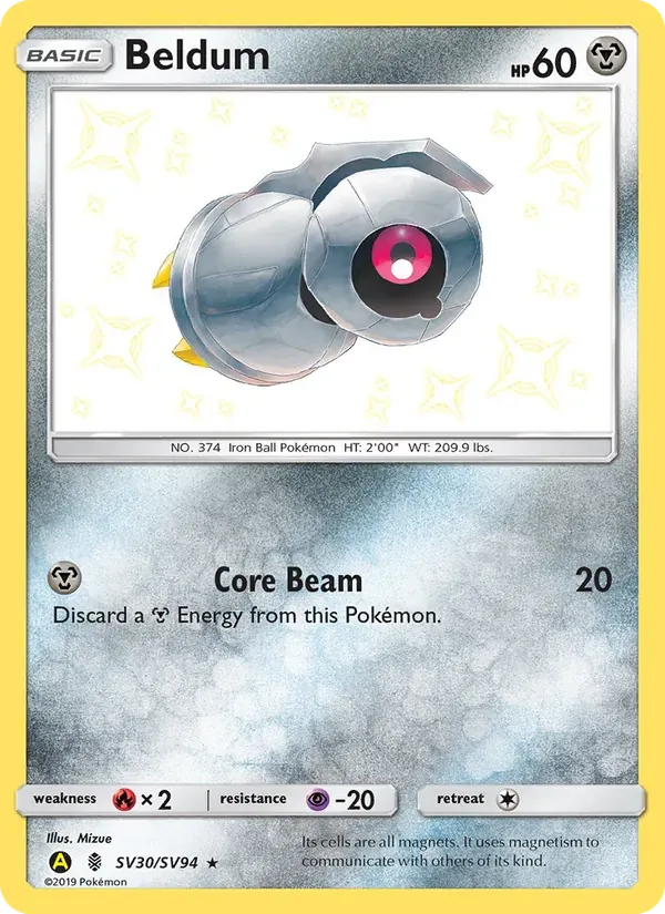 Beldum SV30/94 Destinos Ocultos Cofre Brilhante