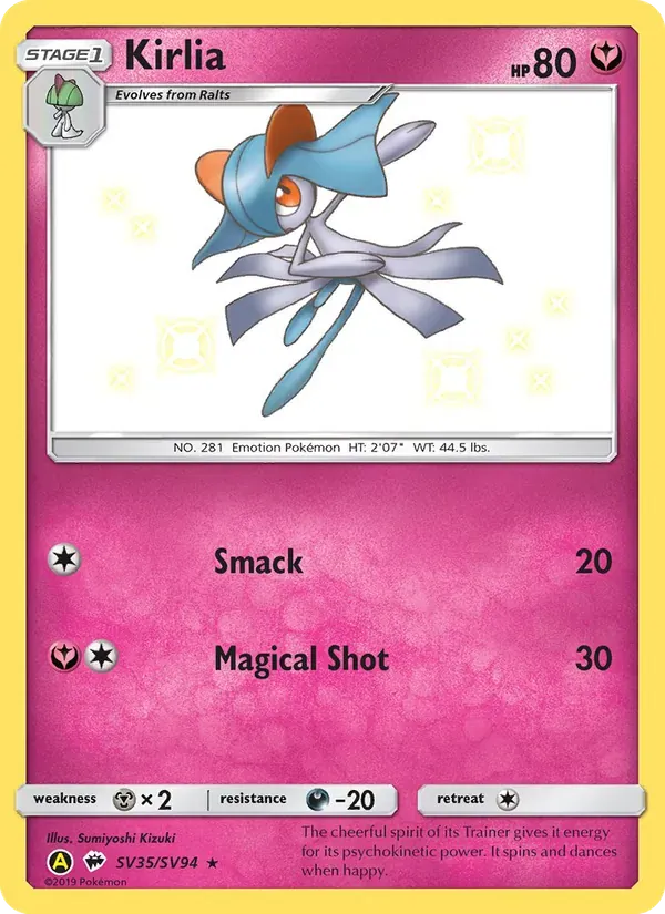Kirlia SV35/94 Destinos Ocultos Cofre Brilhante