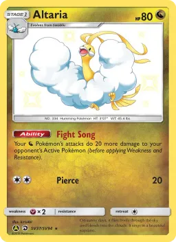 Altaria SV37 Destinos Ocultos Cofre Brilhante