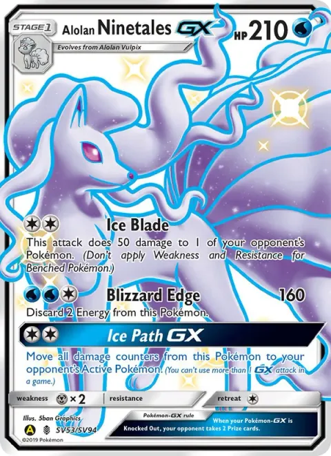 Alolan Ninetales-GX SV53/94