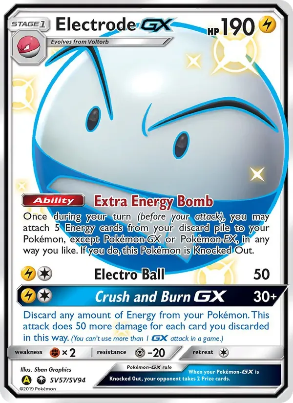Electrode-GX SV57/94 Destinos Ocultos Cofre Brilhante