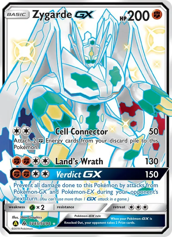 Zygarde-GX SV65/94 Destinos Ocultos Cofre Brilhante